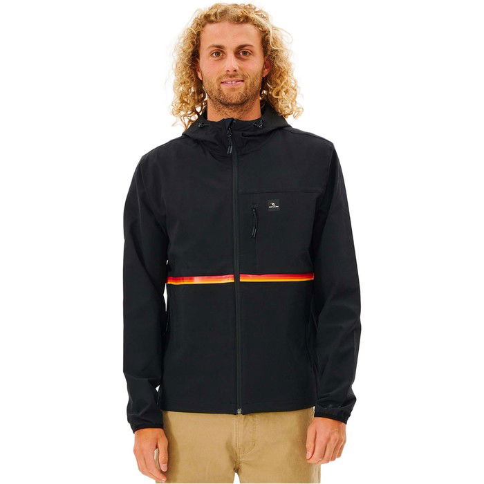 2022 Rip Curl Mens Elite Anti Series Jacket CJKAX9 Washed Black